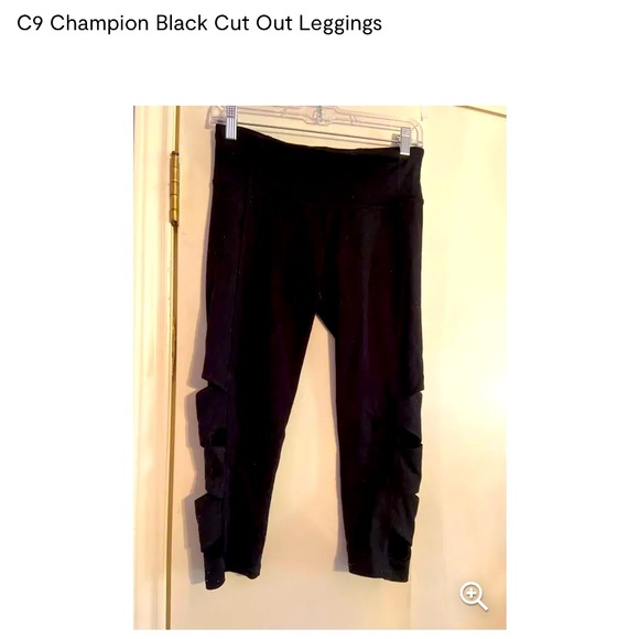 Champion Criss Cross Crop yoga Pants sz M - Picture 1 of 4